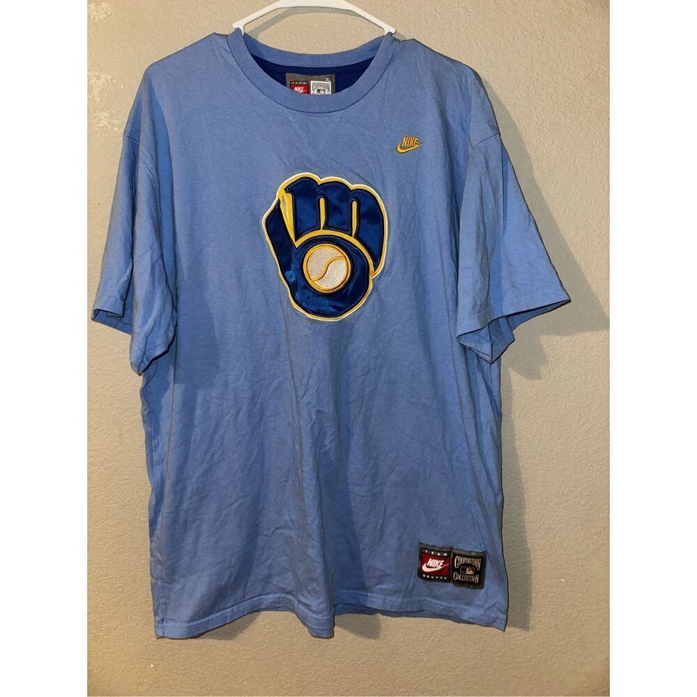 Vintage Milwaukee Brewers Cooperstone Collection Tee